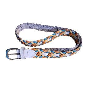 Amiee Lynn Genuine‎ Multicolor Leather Woven Belt Women's Size M/L